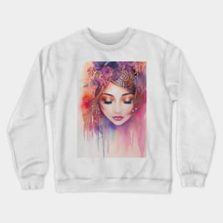 Bohemian Princess Crewneck Sweatshirt